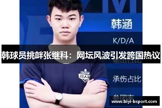 韩球员挑衅张继科：网坛风波引发跨国热议
